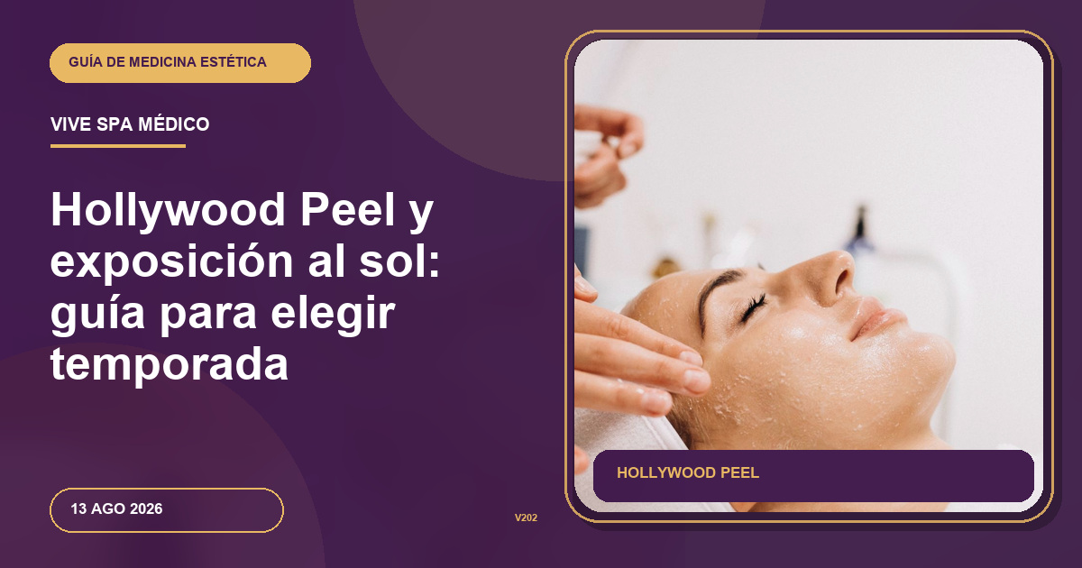 Hollywood Peel y exposición al sol: guía para elegir temporada