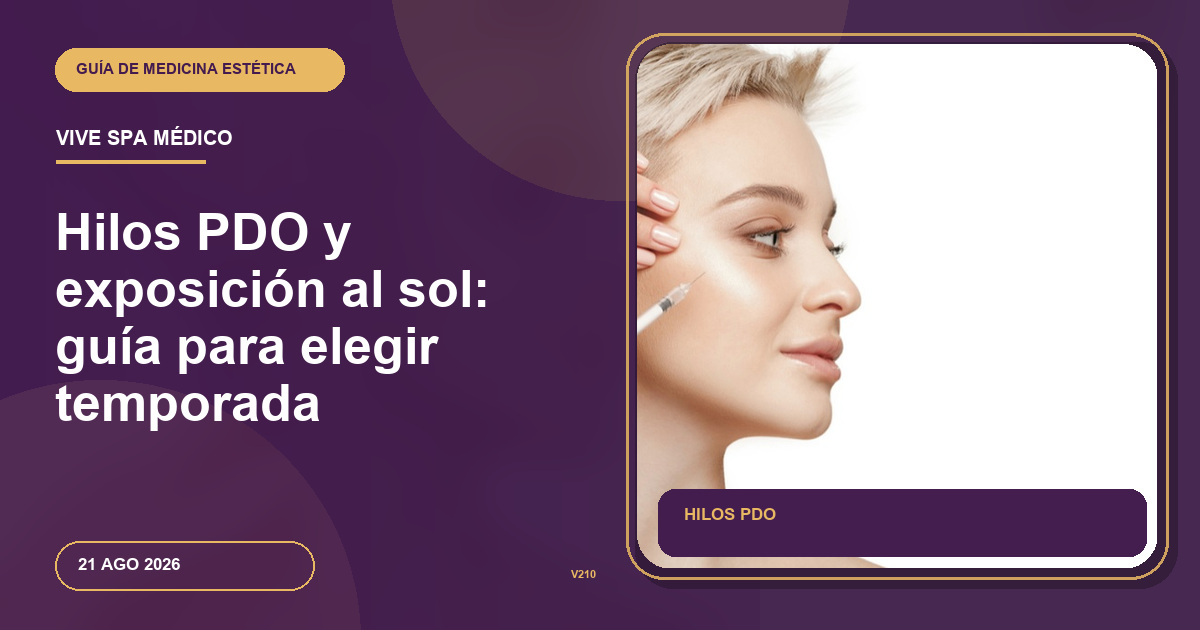Hilos PDO y exposición al sol: guía para elegir temporada