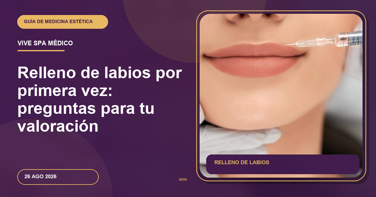 Relleno de labios por primera vez: preguntas para tu valoración