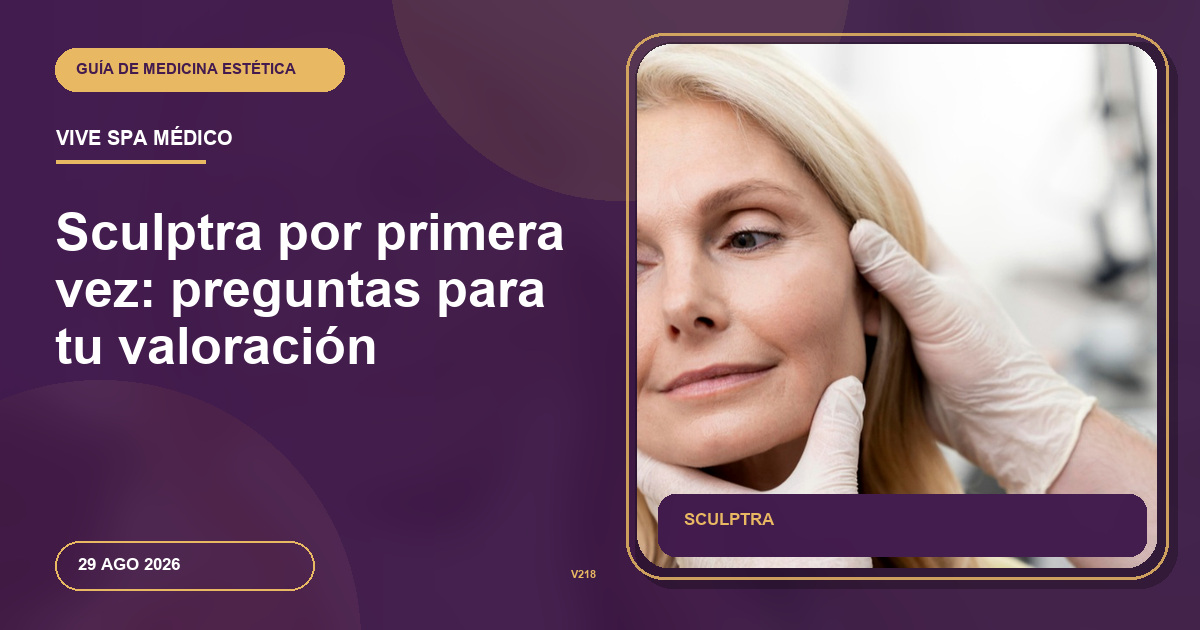 Sculptra por primera vez: preguntas para tu valoración