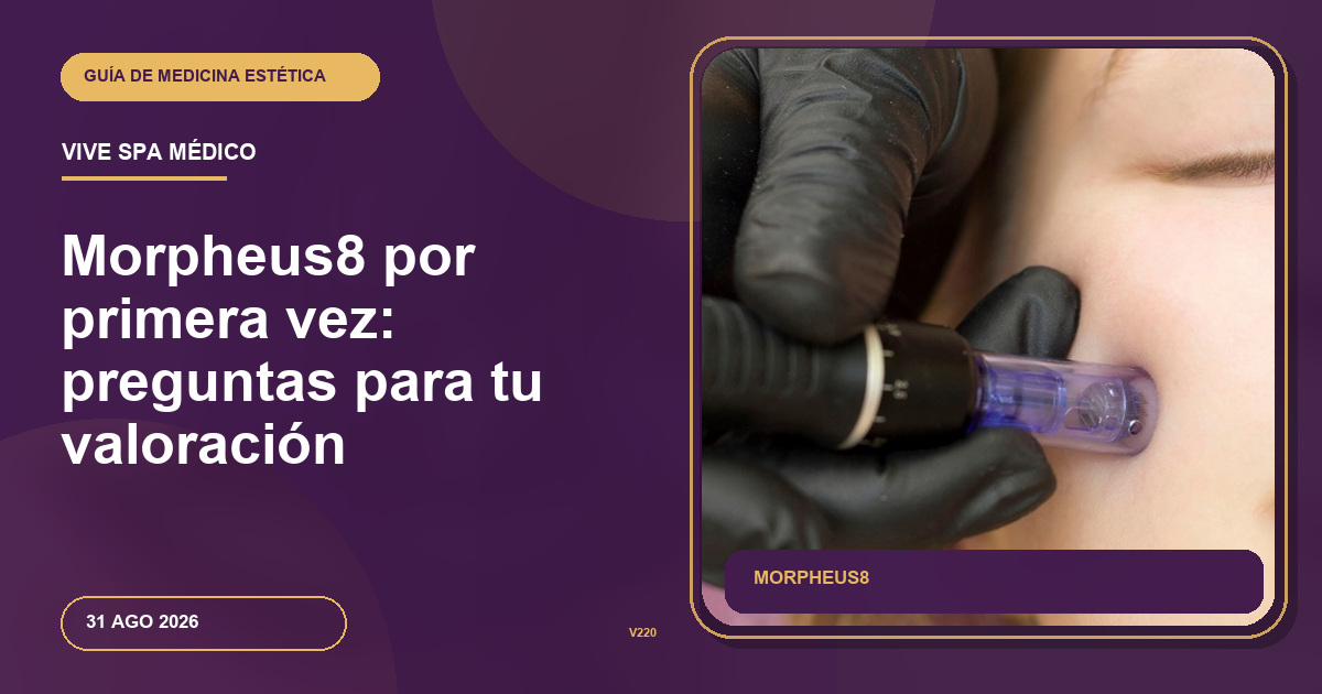 Morpheus8 por primera vez: preguntas para tu valoración