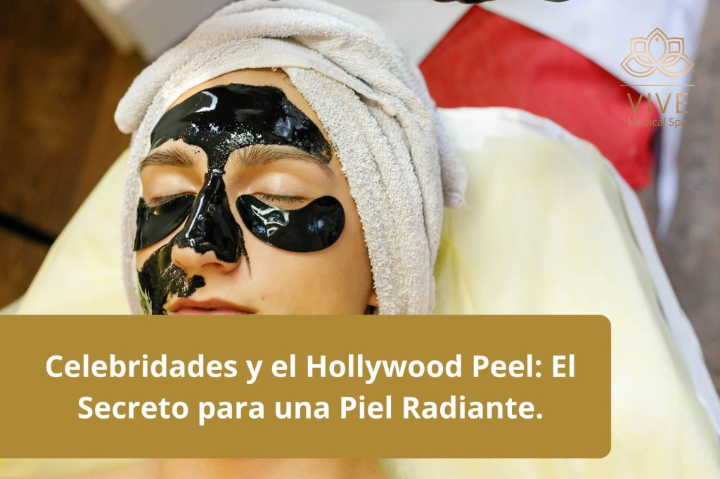 Tratamiento Hollywood Peel aplicado en paciente para lograr una piel radiante en VIVE Medical Spa Tijuana
