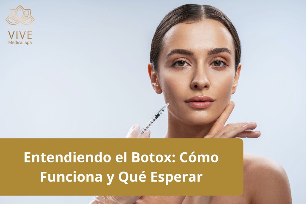 Mujer recibiendo inyección de Botox en el rostro - VIVE Spa Médico en Tijuana