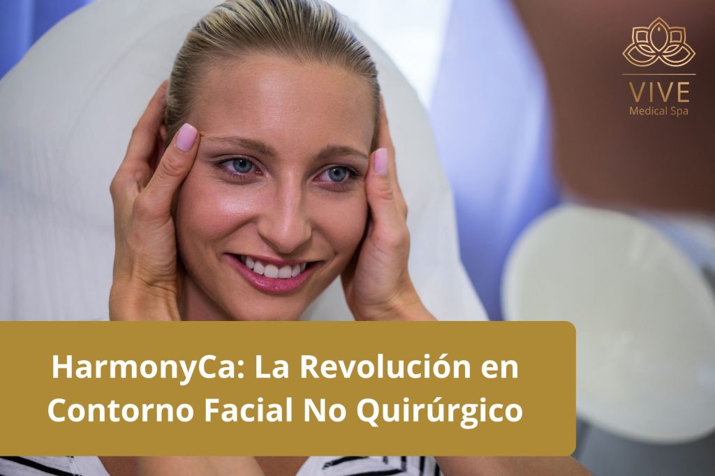 HarmonyCa: Tratamiento de contorno facial no quirúrgico en VIVE Medical Spa. Rejuvenecimiento y firmeza para una apariencia natural.